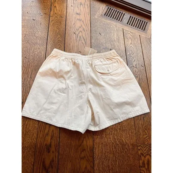 Patagonia 4” Funhoggers Shorts White Undyed Natural Women’s Size Medium - Picture 5 of 6
